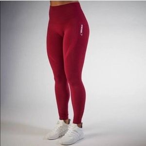 Gymshark Beet Marl Leggings